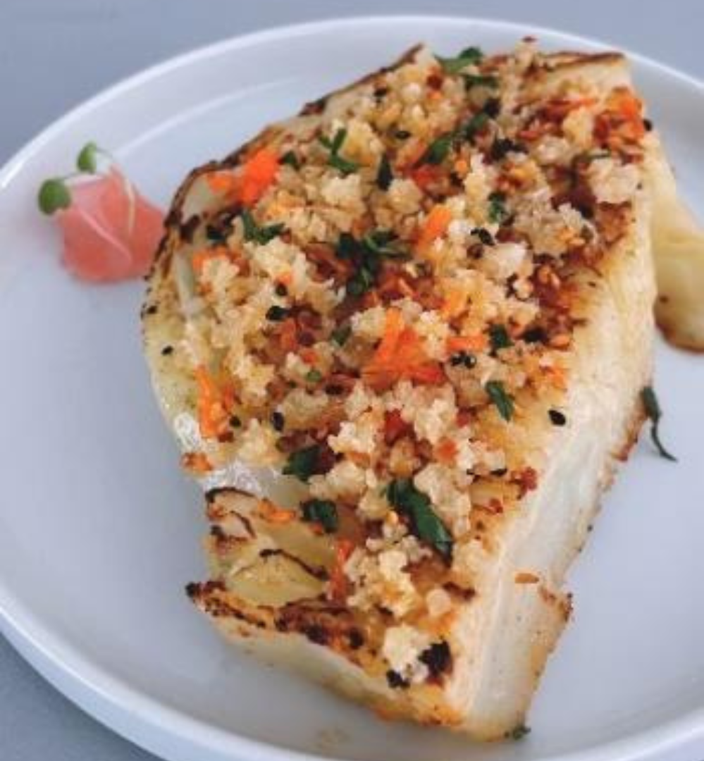 A plate of food on top of a table.